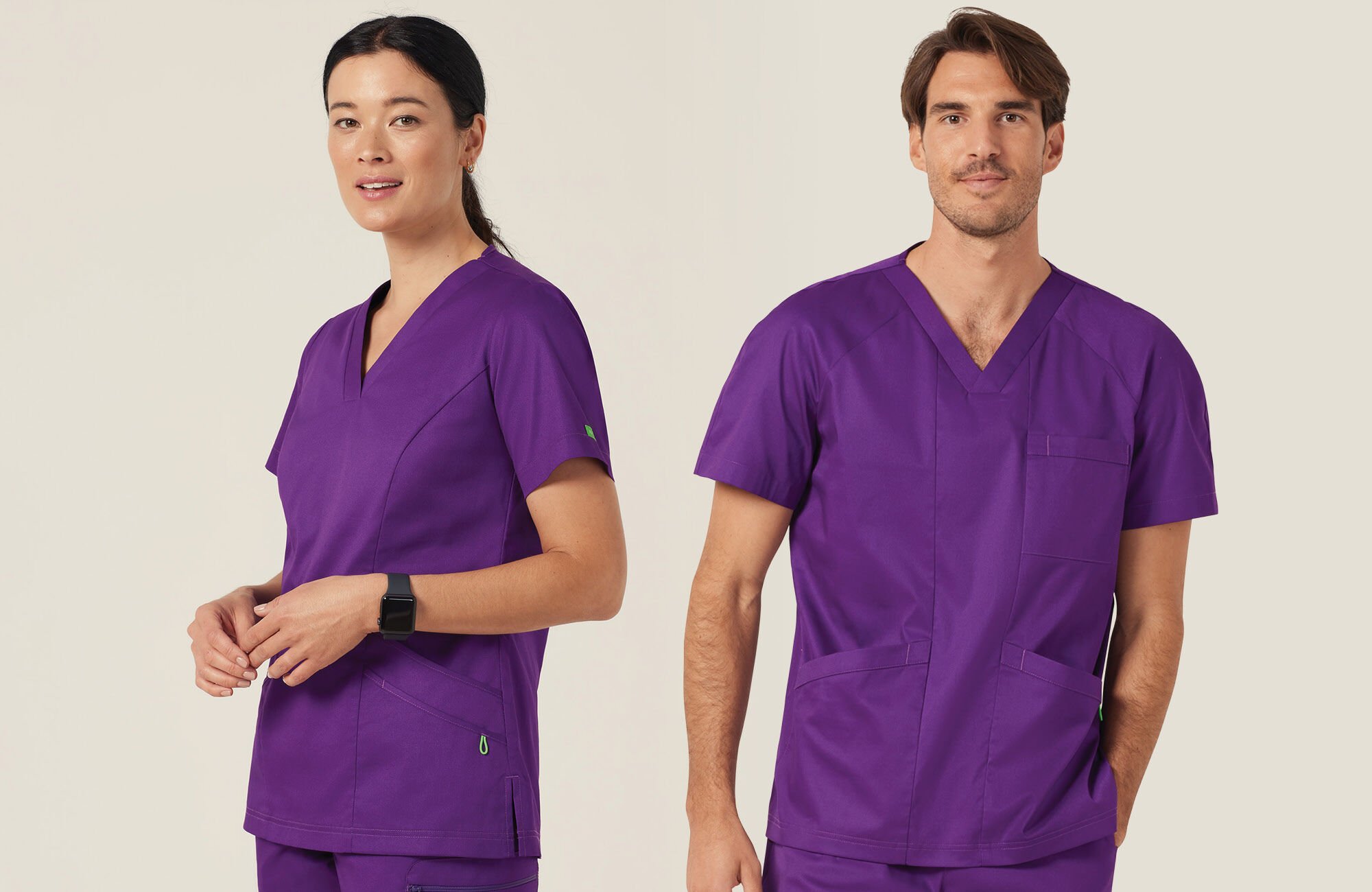 Shop our range of purple scrubs