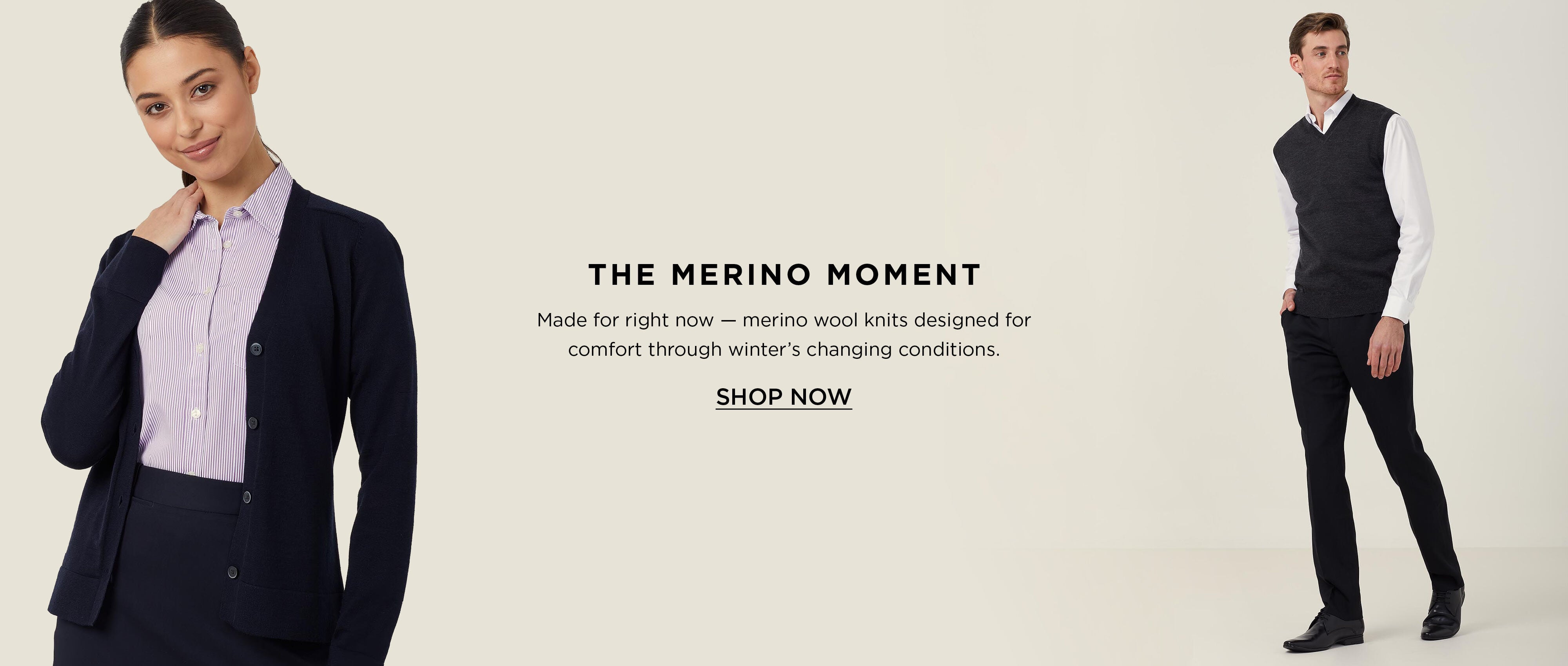 Merino wool knits, made for right now [Shop Now]