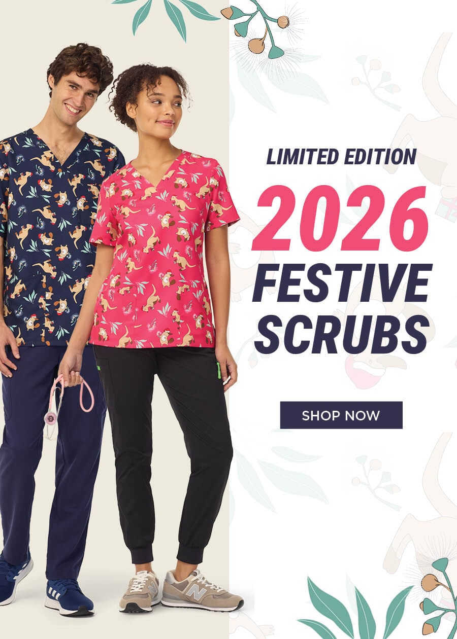 Limited-Edition 2026 Festive Scrubs