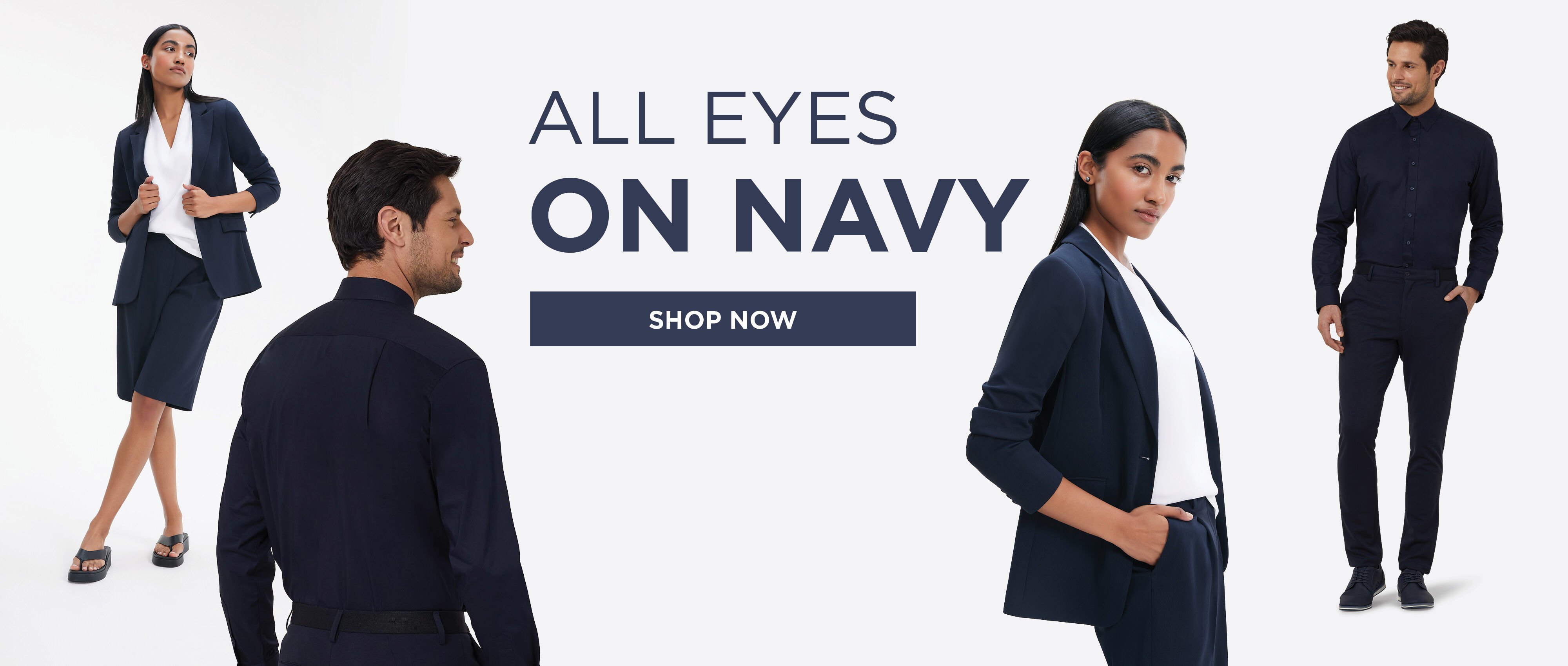 All Eyes on Navy - Shop Now