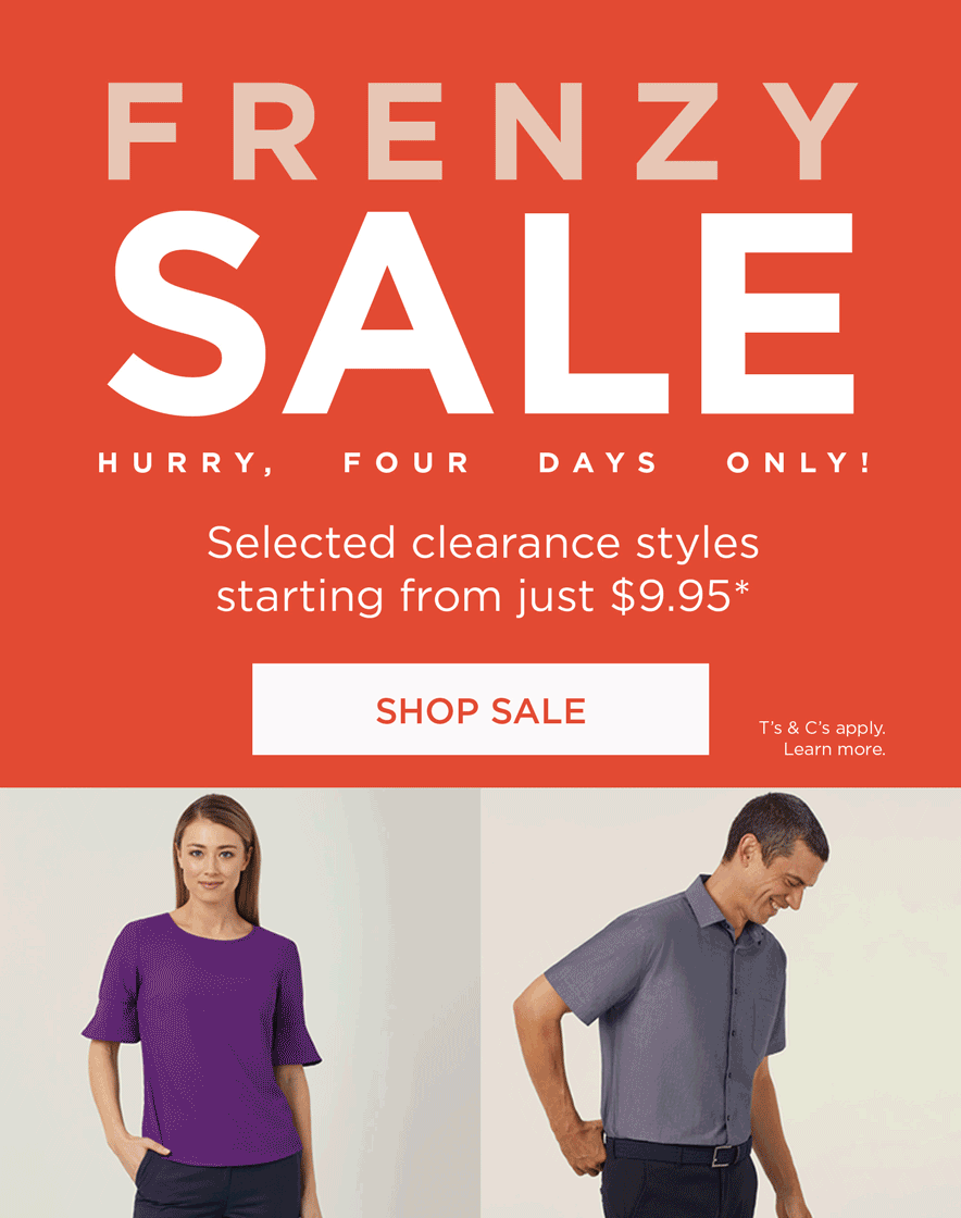 Frenzy Sale - 4 days only!