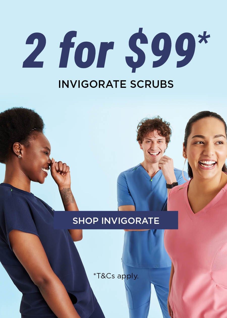 2 for $99 Invigorate Scrubs
