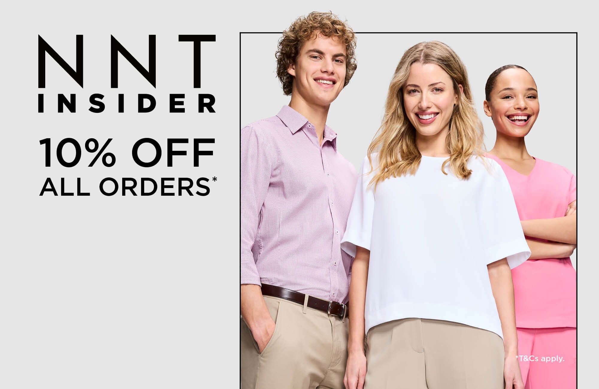 NNT Insider - get 10% off all orders*