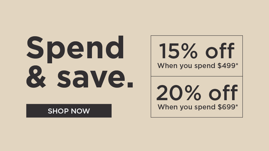 Spend & Save - Shop Now