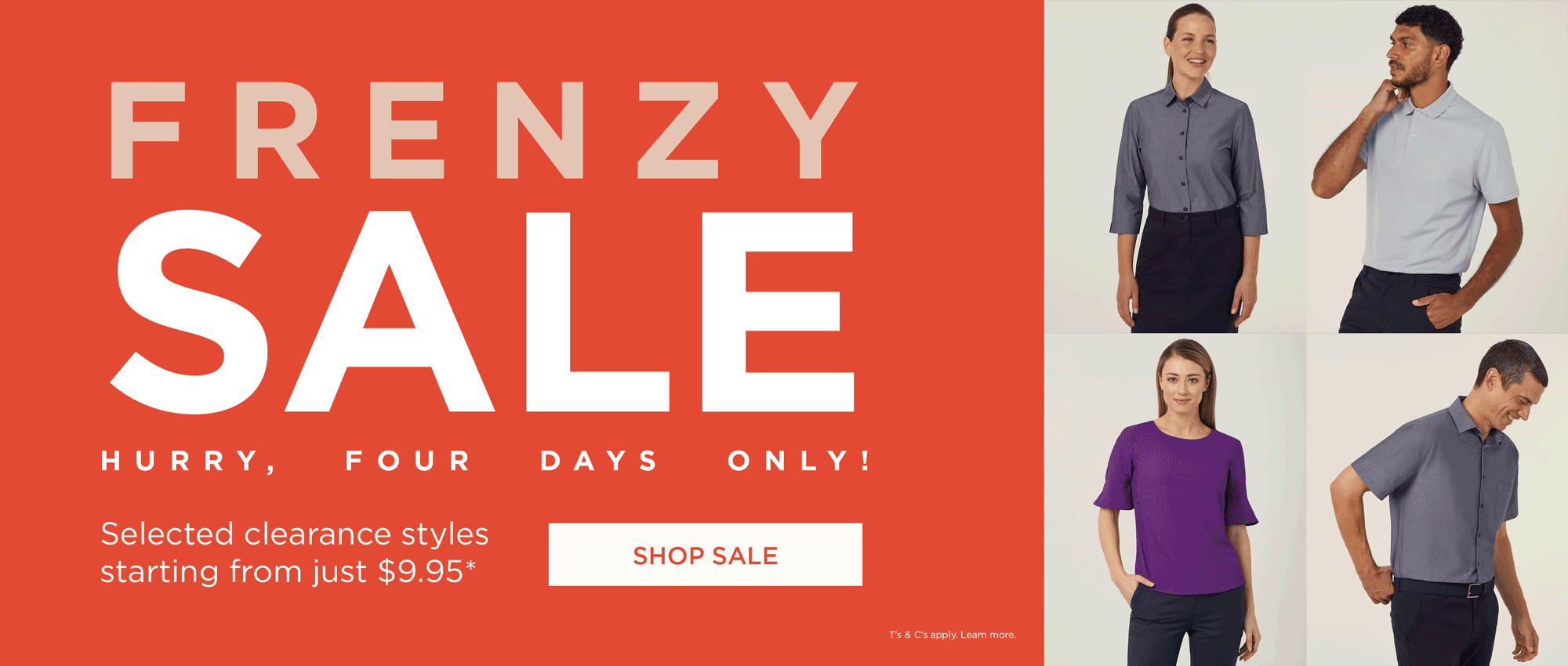 Frenzy Sale - 4 days only!