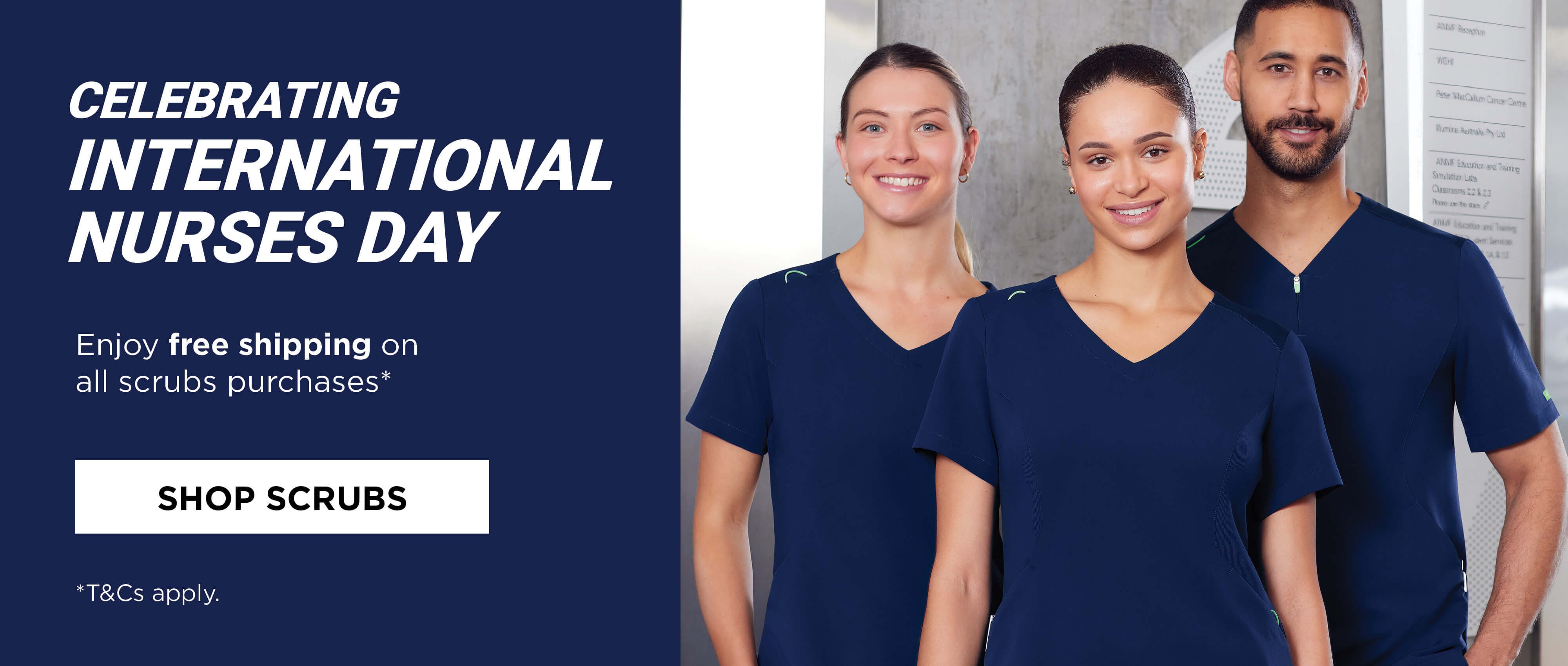 Celebrating International Nurses Day - Free Shipping on Scrubs*