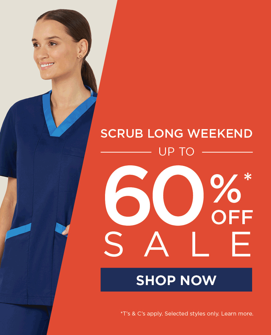 Scrub Long Weekend Sale up to 60% off*
