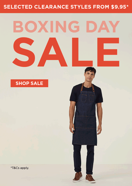 Boxing Day Sale - Selected Clearance Styles from $9.95*