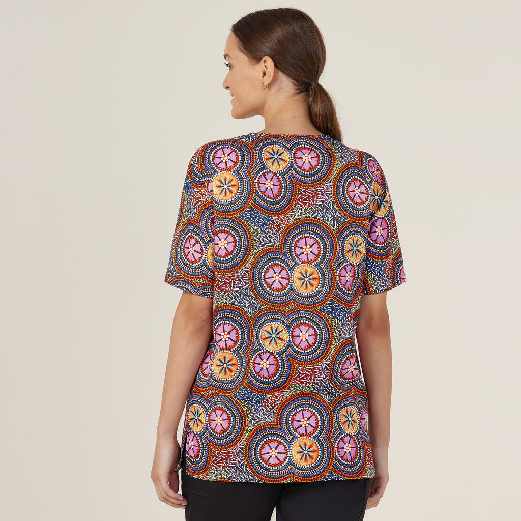 Bush Tucker Indigenous Scrub Top