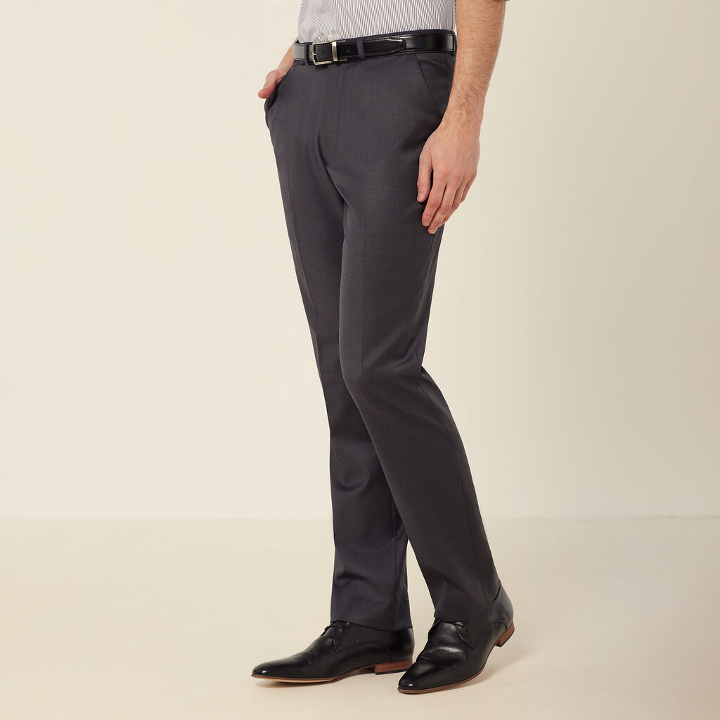Wool Blend Twill Secret Waist Tailored Pant