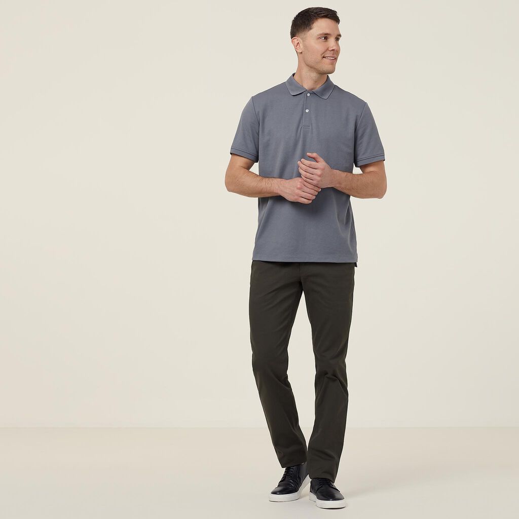 Antibacterial Polyface Short Sleeve Polo