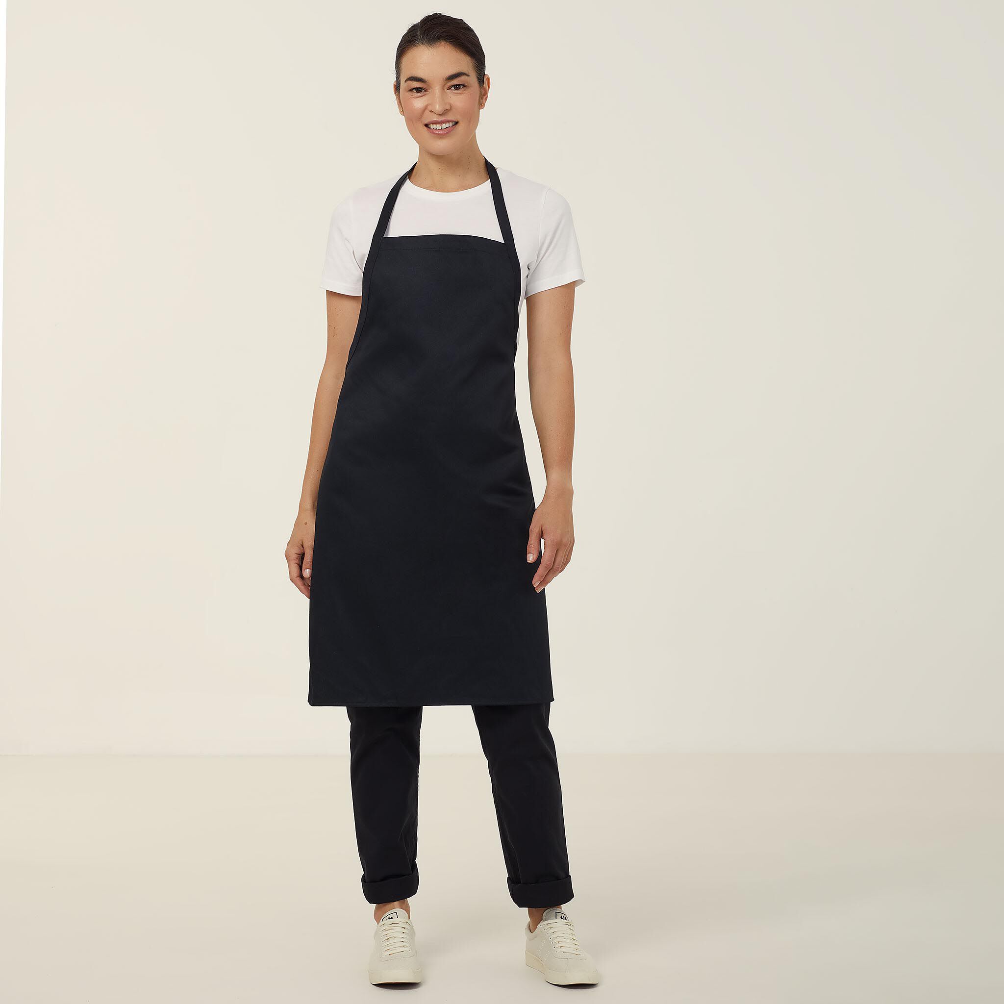 Black chef apron clearance