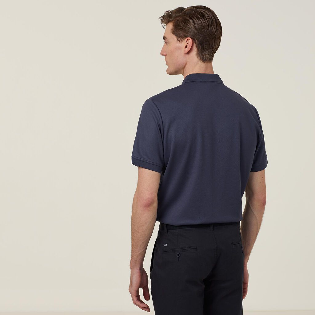 Antibacterial Polyface Short Sleeve Polo
