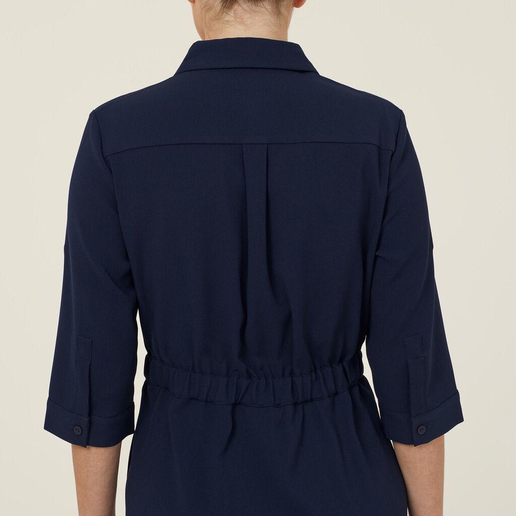 Heavy Stretch Georgette Shirt Dress