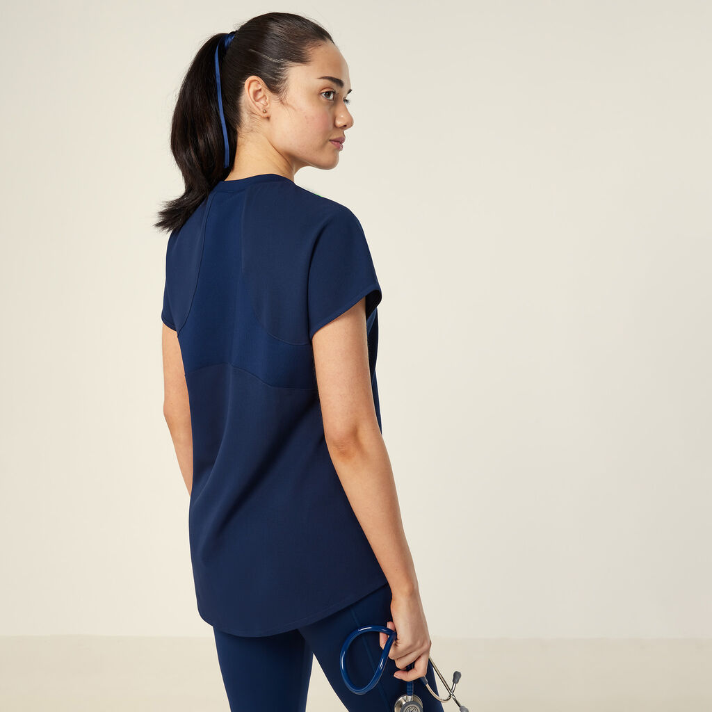 Invigorate Crew Neck Scrub Top