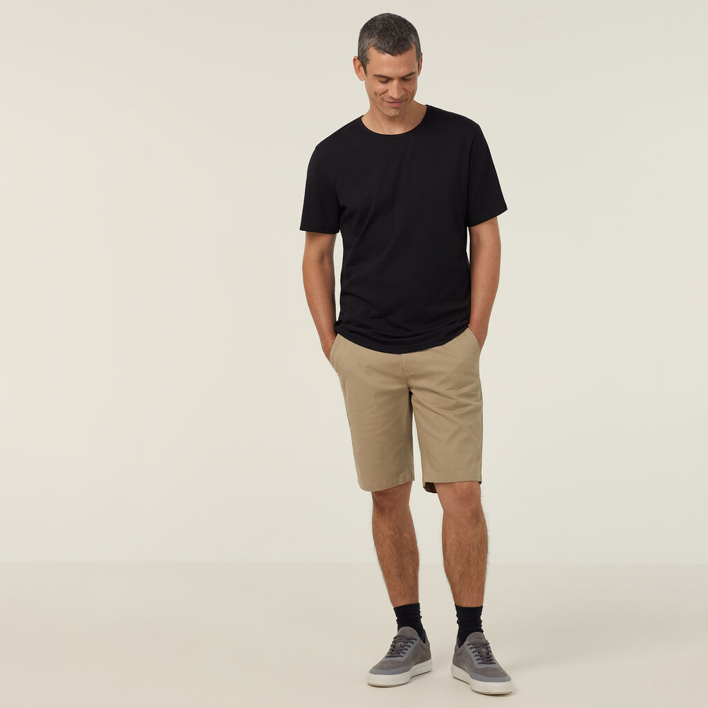 Stretch Cotton Chino Shorts