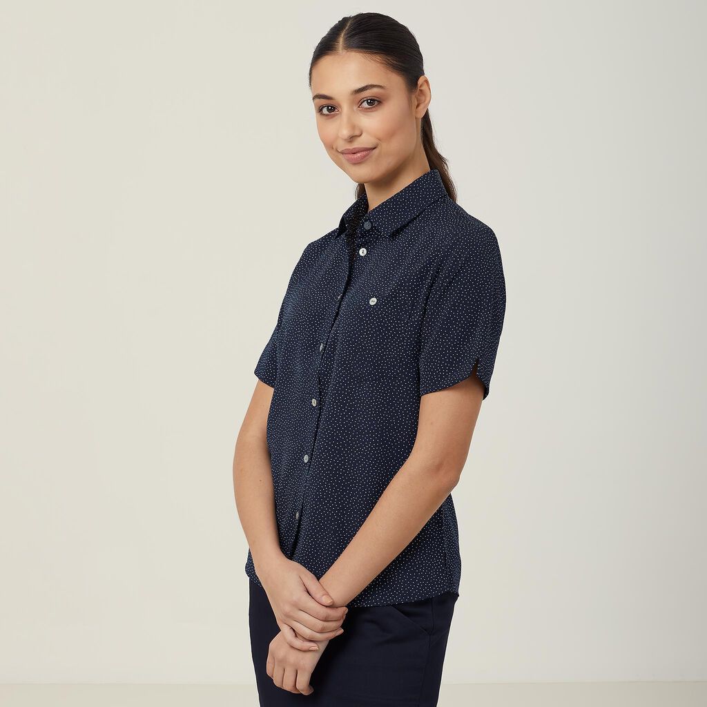 Silvi Spot Print Short Sleeve Shirt