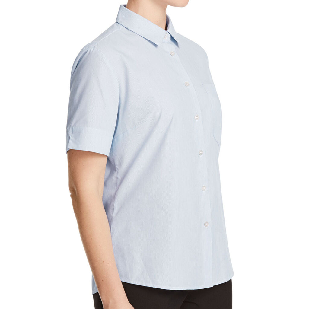 Textured Stripe Short Sleeve Shirt