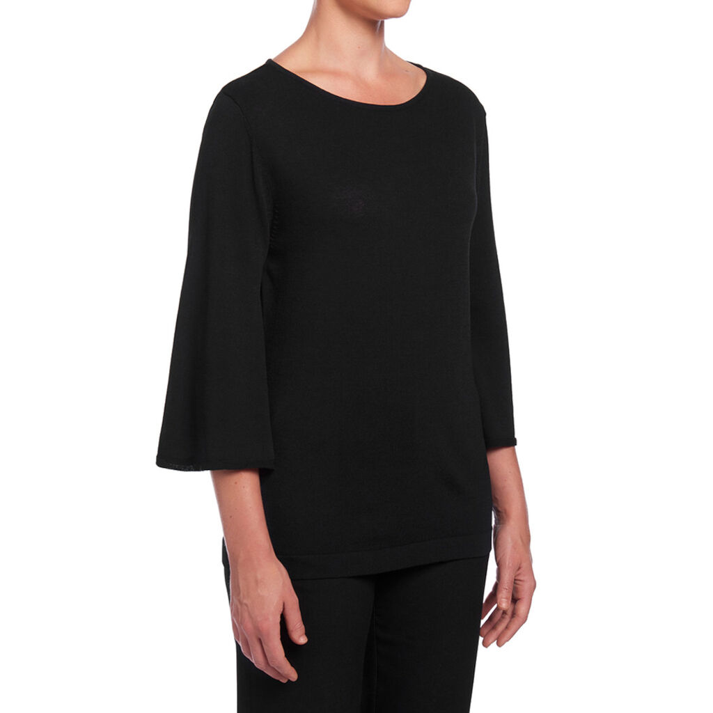 Wide Sleeve Knit Top