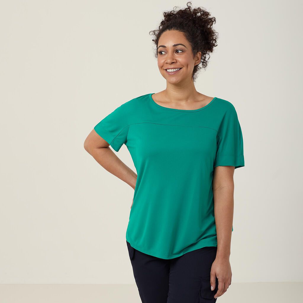 Matt Jersey Boat Neck Top