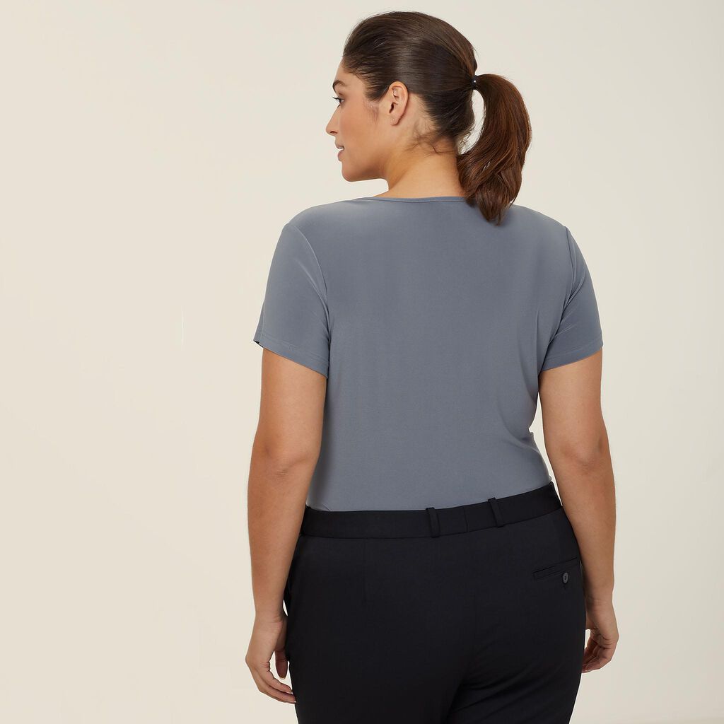 Soft Jersey Short Sleeve Round Neck T-Top