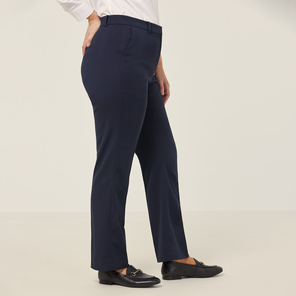 Crepe Stretch Straight Leg Pant