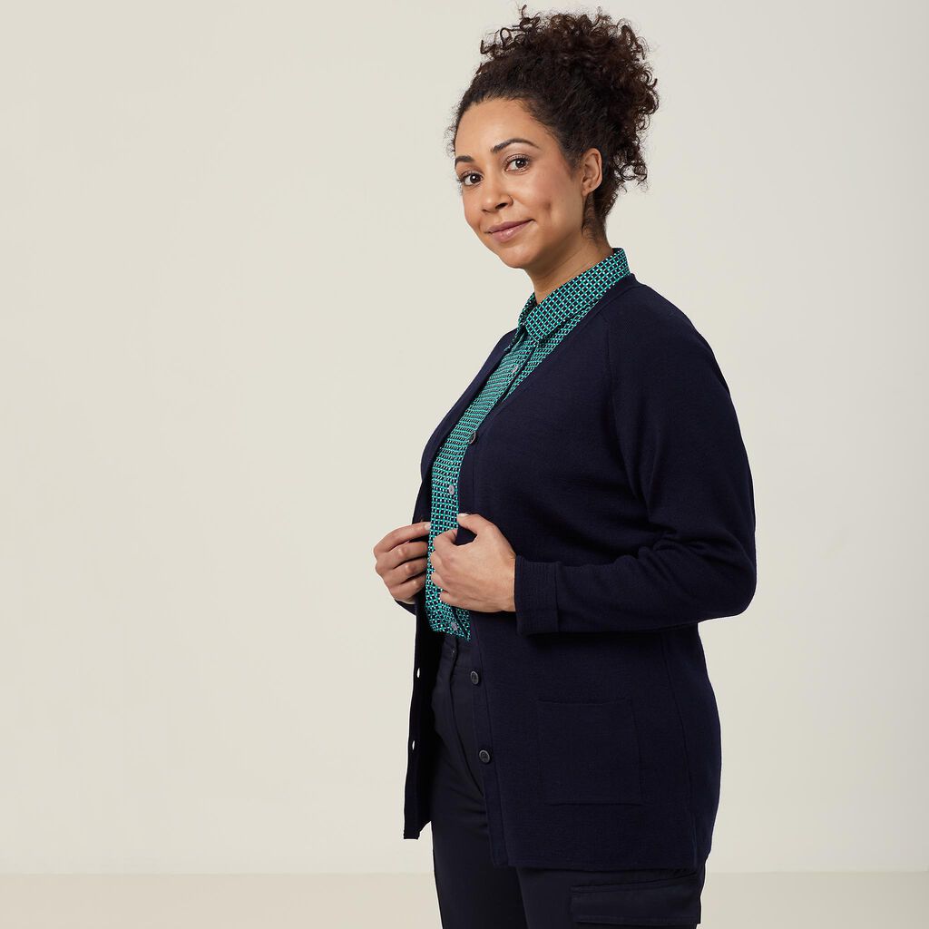 Wool Rich V-Neck Cardigan