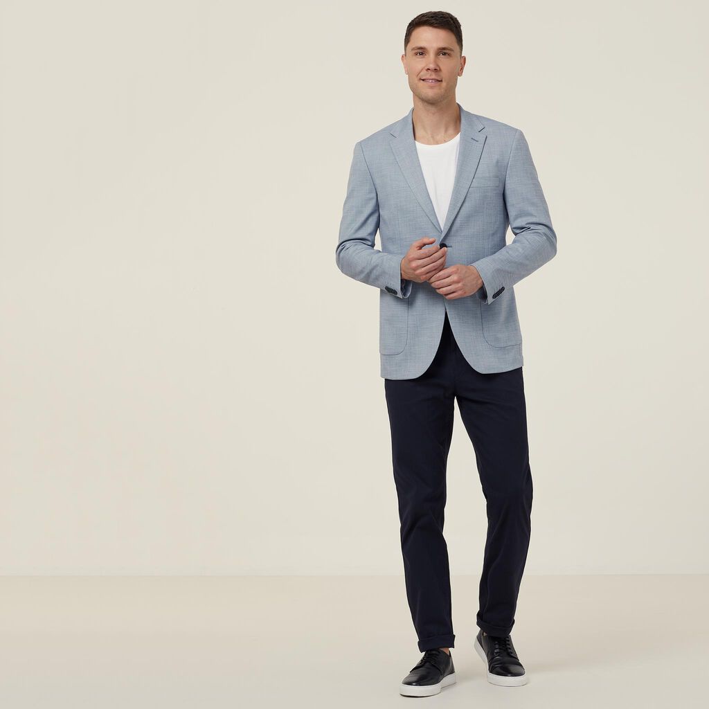 Linen Look Half-Lined Jacket