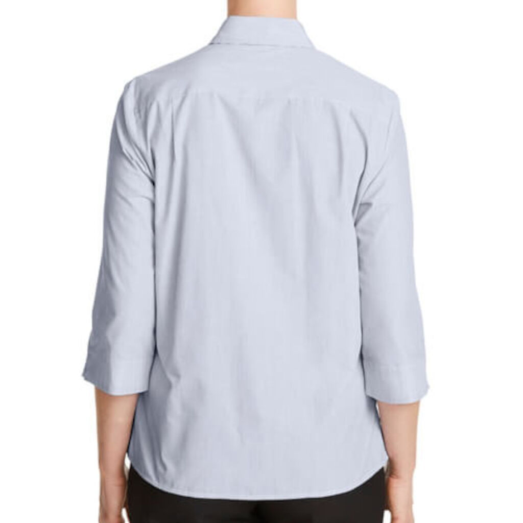 Textured Stripe 3/4 Sleeve Shirt