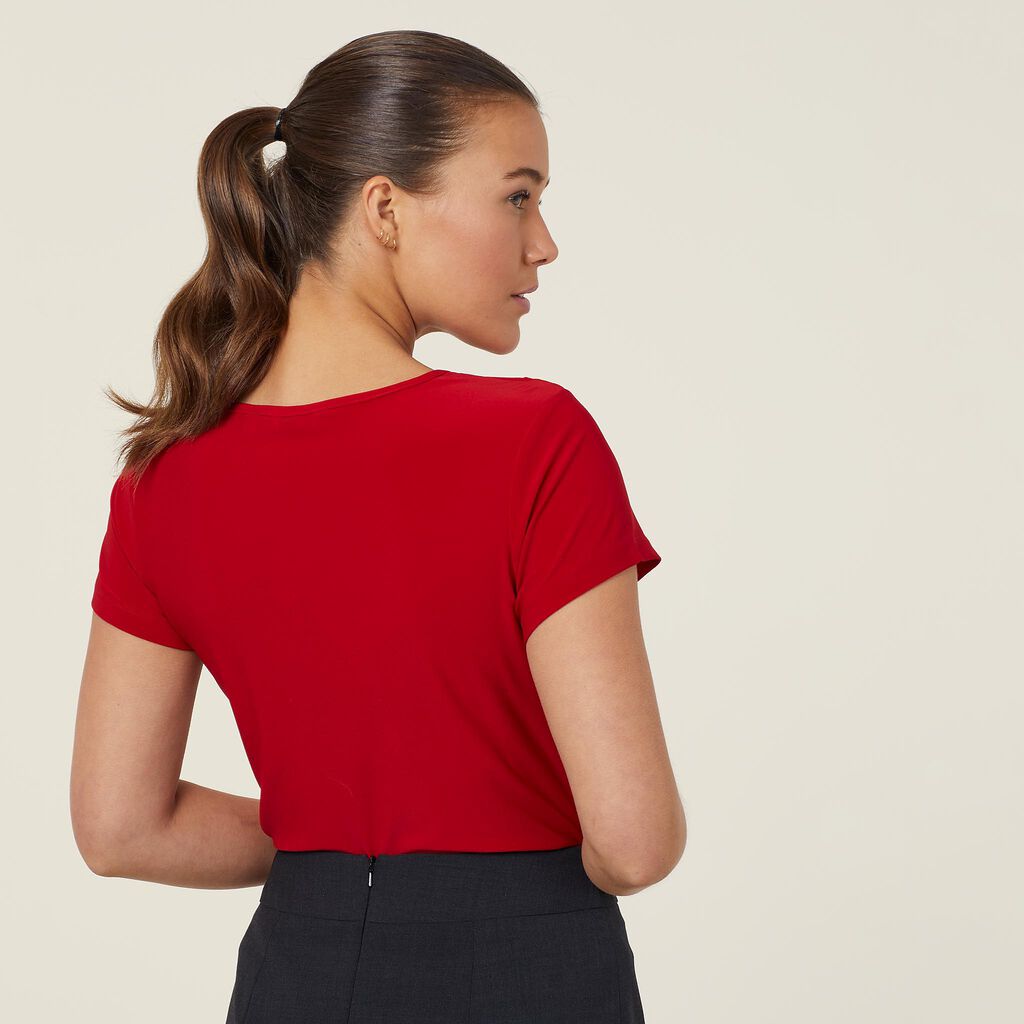 Soft Jersey Short Sleeve Round Neck T-Top