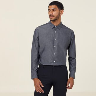 Long Sleeve Chambray Shirt