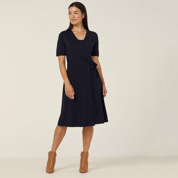 Matt Jersey Wrap Dress