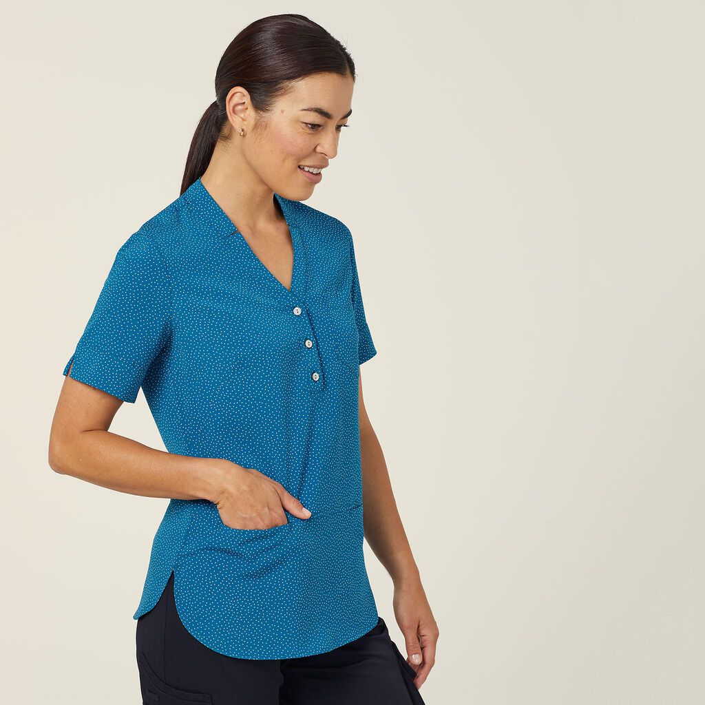 Silvi Spot Print Short Sleeve Tunic