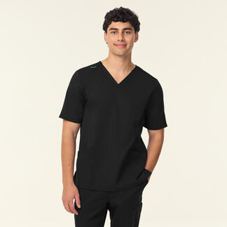 Antibacterial Flex-Ease V Neck Scrub Top