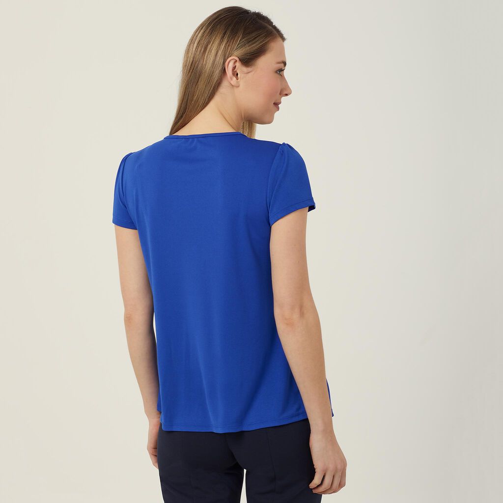 Matt Jersey Short Sleeve Layered Top