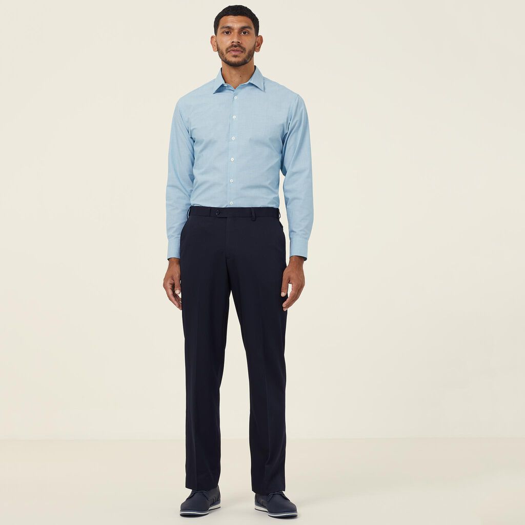 Poly Cotton End On End Long Sleeve Shirt