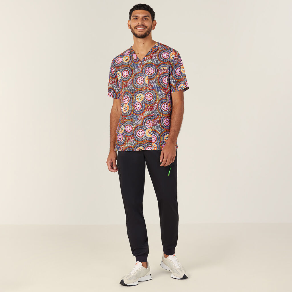 Bush Tucker Indigenous Scrub Top