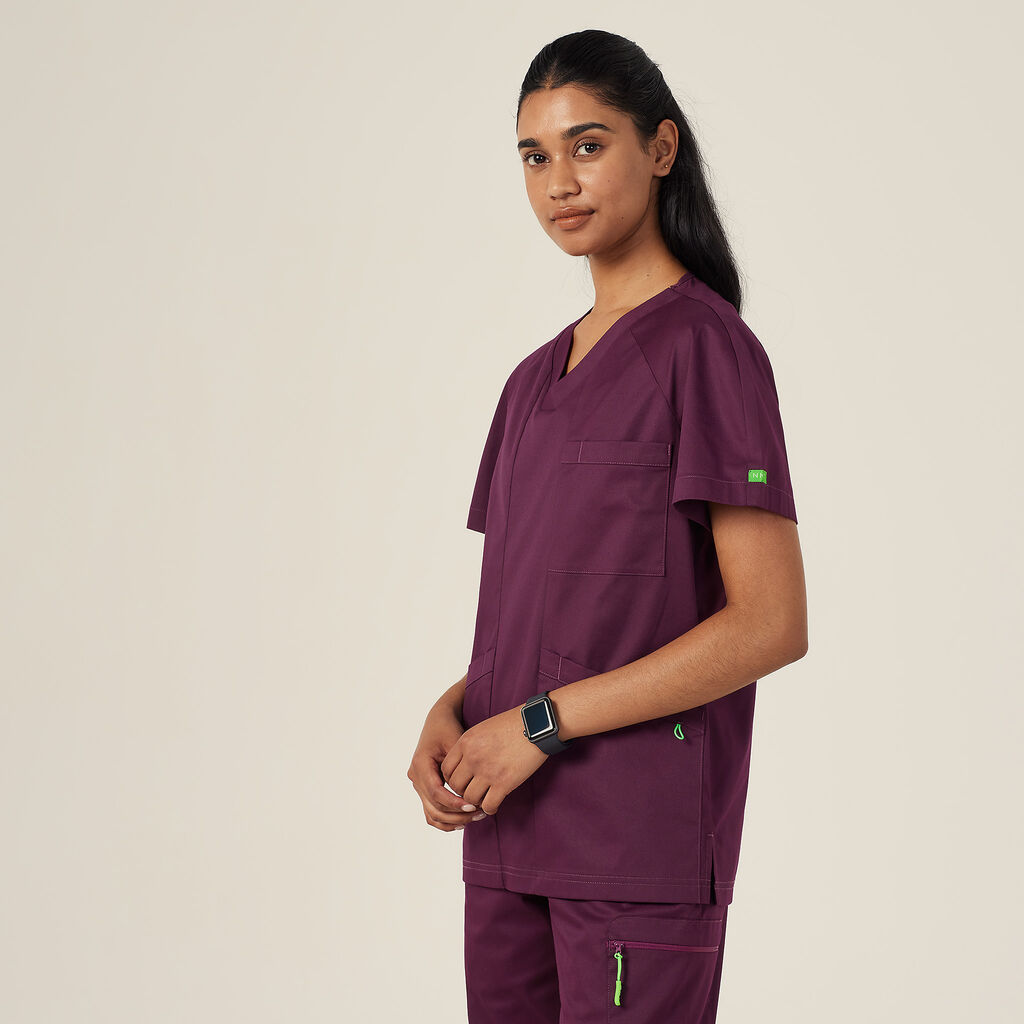 Next-Gen Antibacterial Active Carl Scrub Top