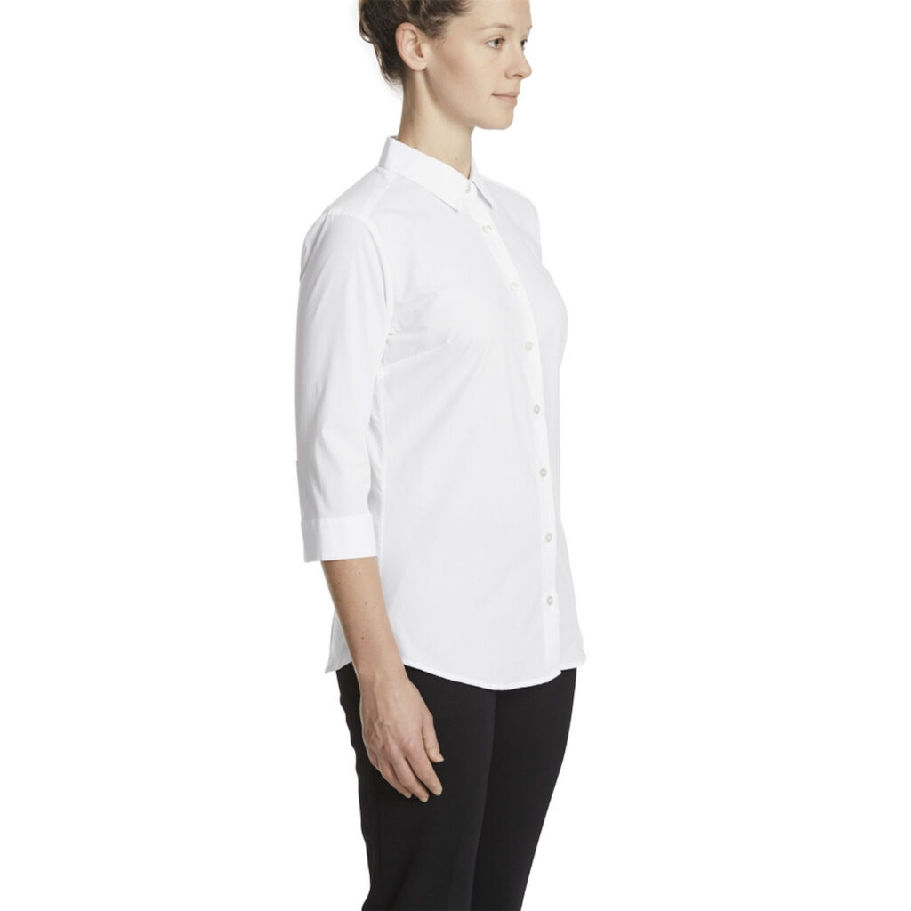Stretch Cotton Blend 3/4 Slv Madem Shirt