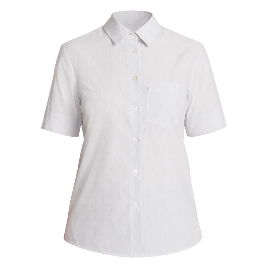 Textured Stripe Short Sleeve Shirt