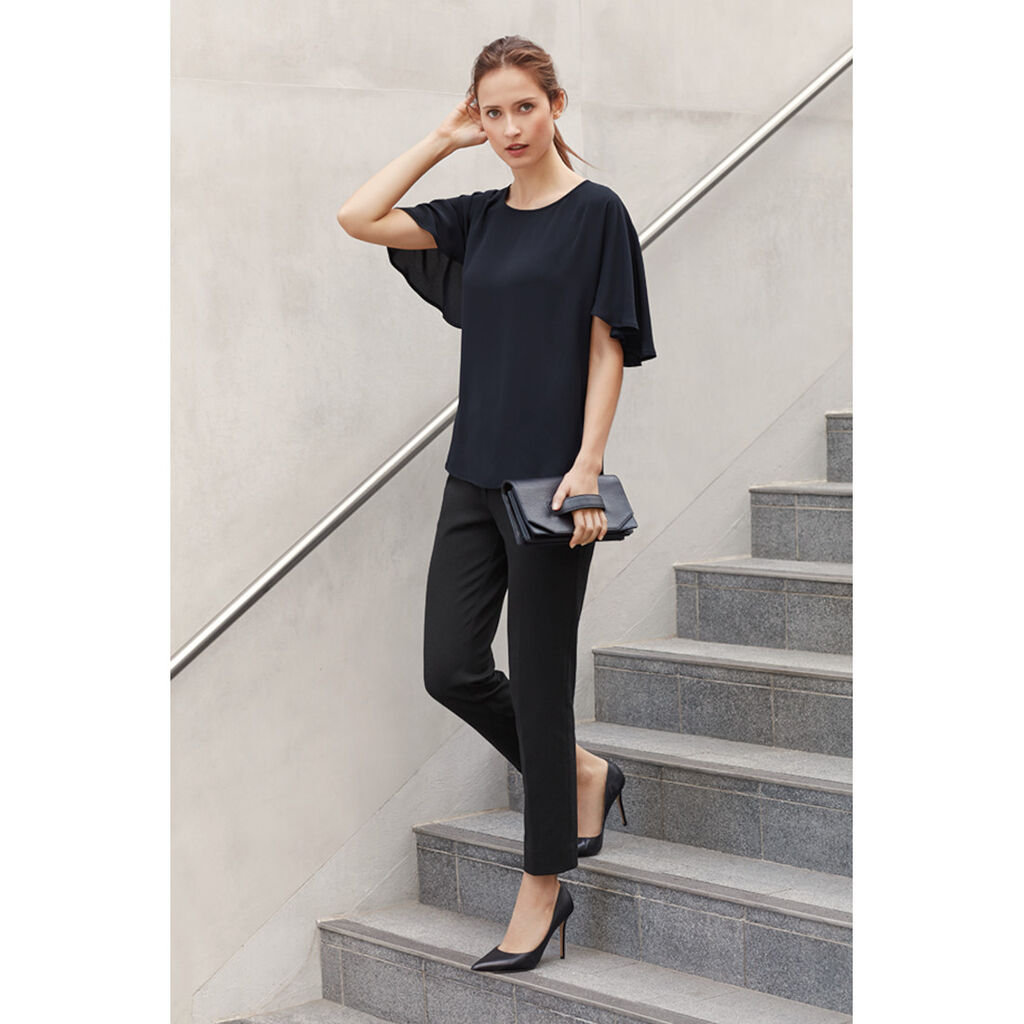 Soft Georgette  Cape Blouse