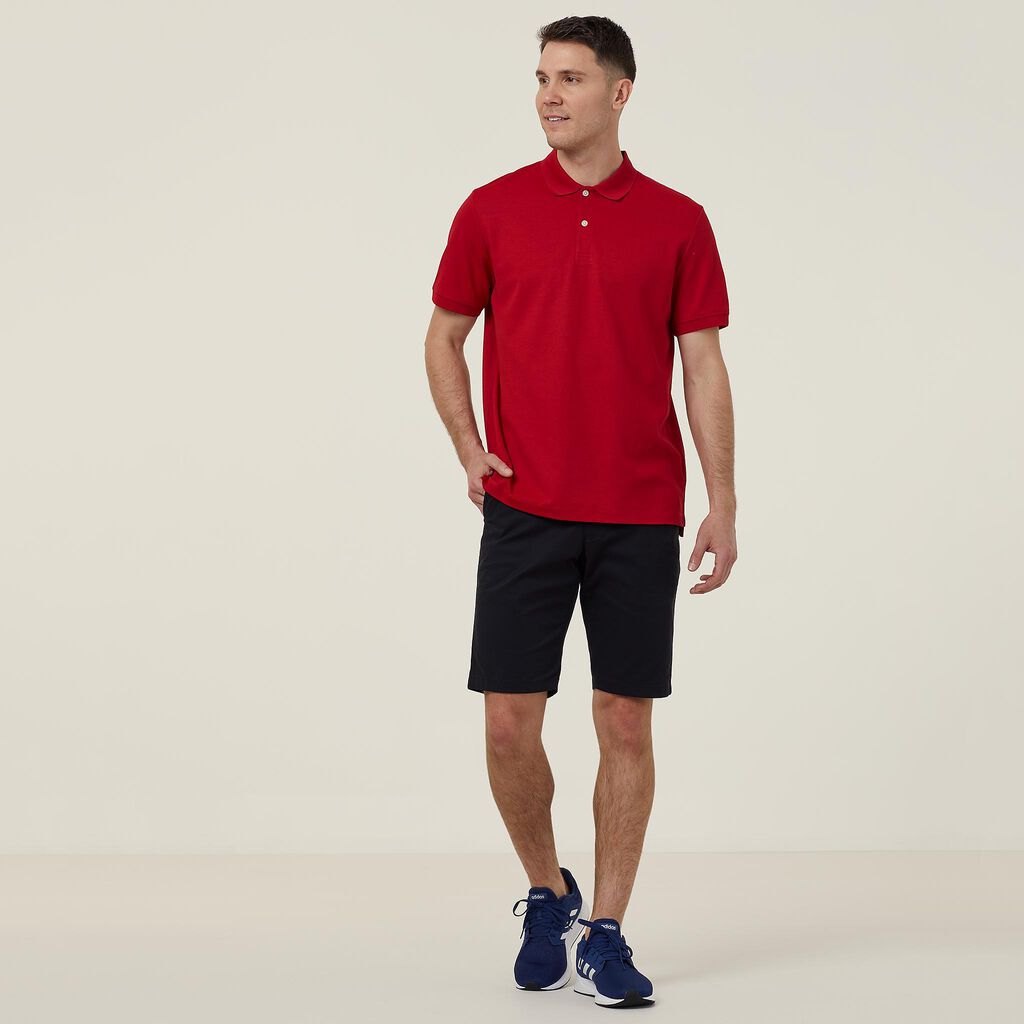 Antibacterial Polyface Short Sleeve Polo