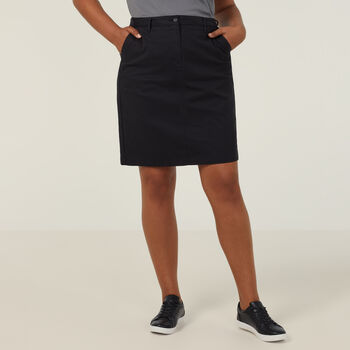 Stretch Cotton Chino Skirt