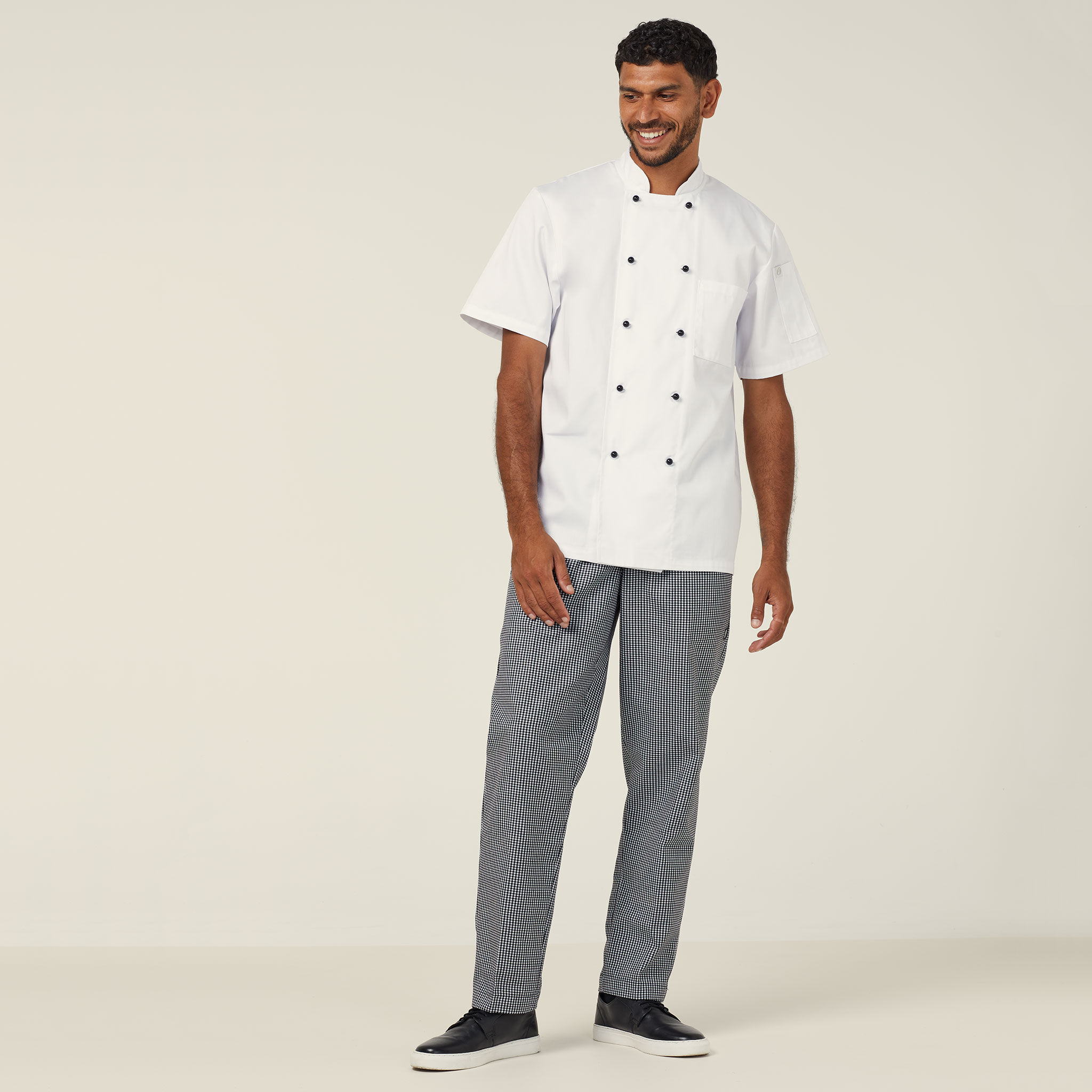 Chef Works Small Check Baggy Chef Pants 
