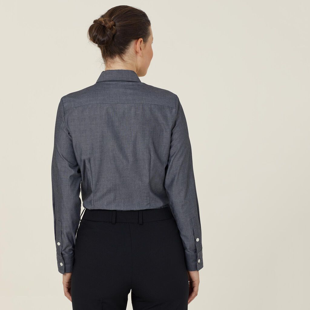 Long Sleeve Chambray Shirt