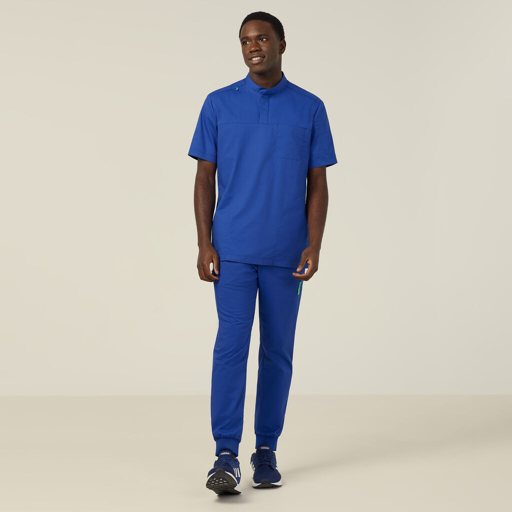 Next-Gen Antibacterial Active Doherty Mandarin Collar Scrub Top