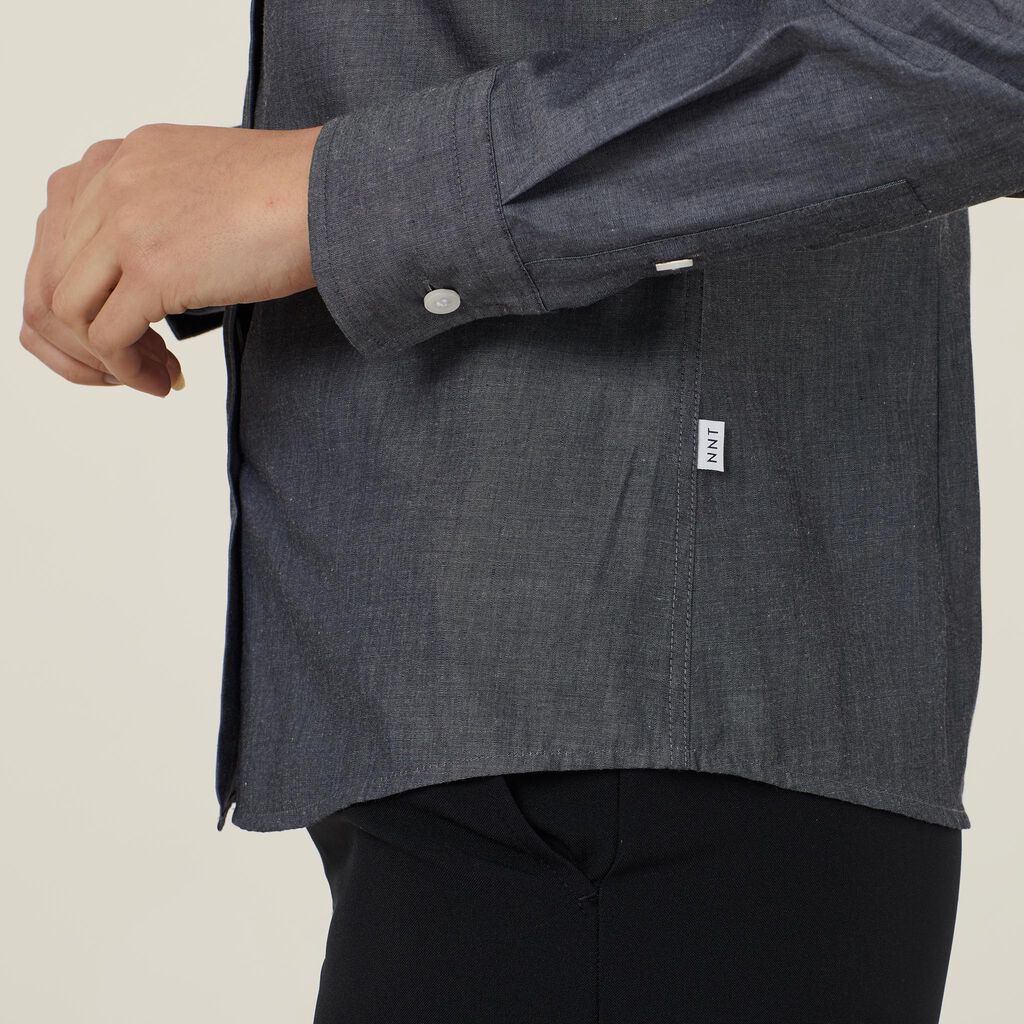 Long Sleeve Chambray Shirt