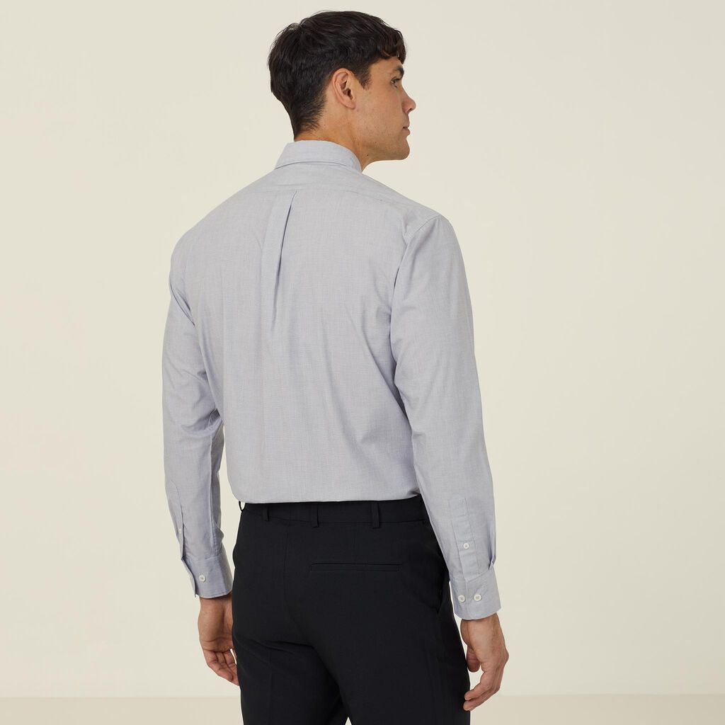 Poly Cotton End On End Long Sleeve Shirt