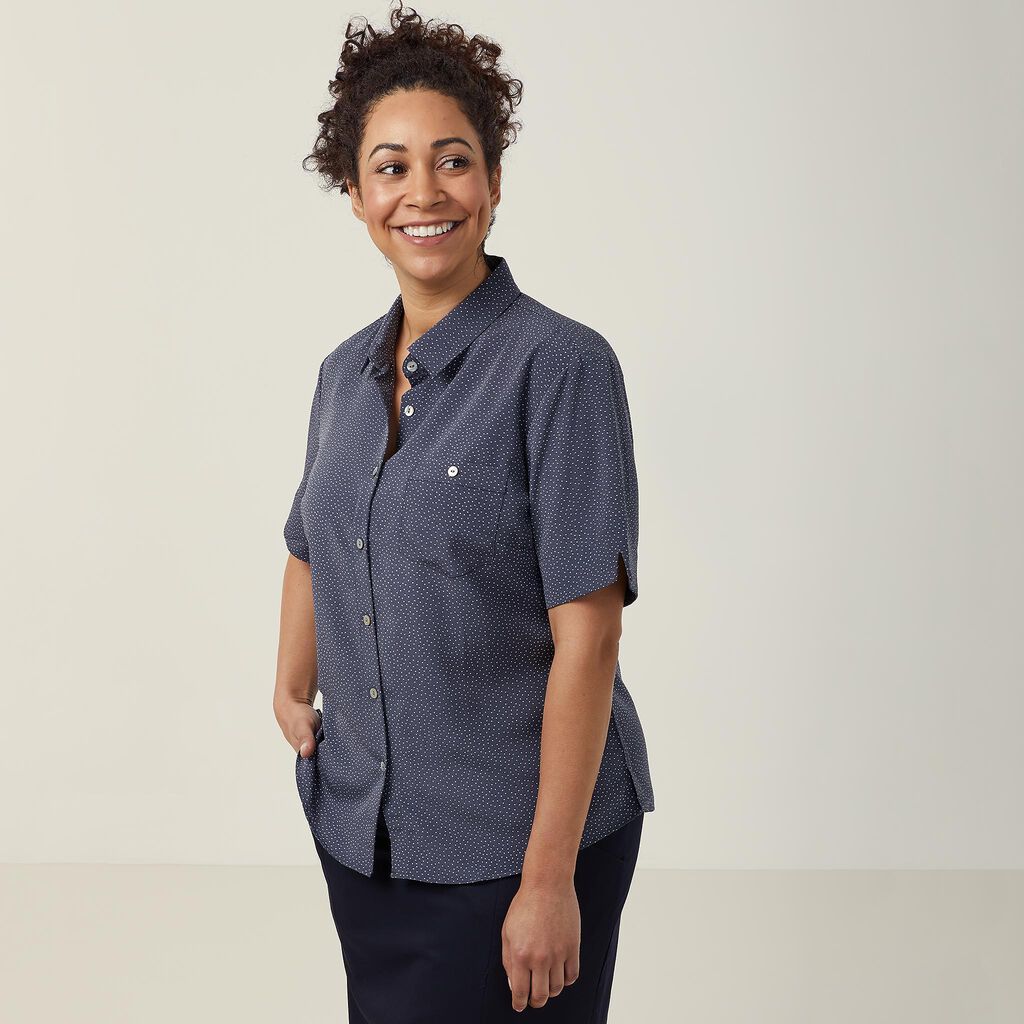 Silvi Spot Print Short Sleeve Shirt