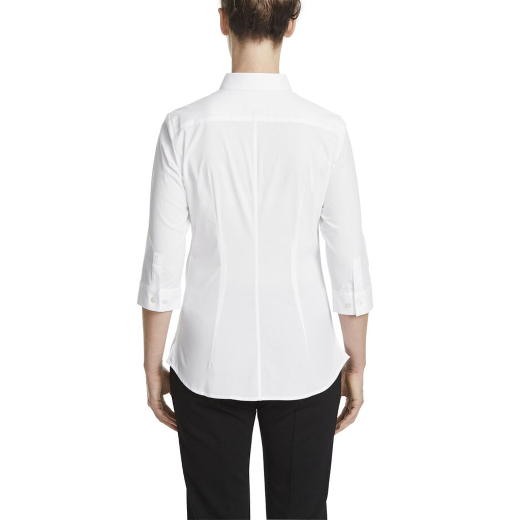 Stretch Cotton Blend 3/4 Slv Madem Shirt